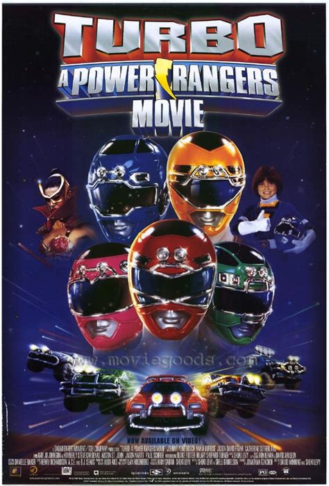 Turbo Power Rangers Movie Vhs