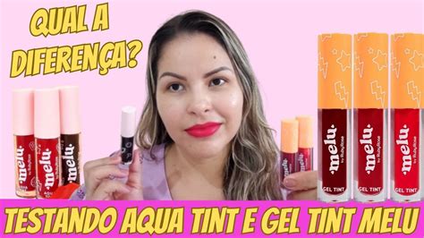 Gel Tint E Aqua Tint Melu Ruby Rose Qual A Diferen A Youtube