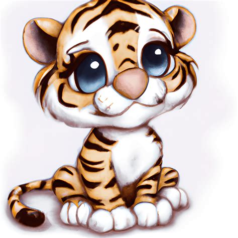 Cute Tiger Baby Graphic Creative Fabrica