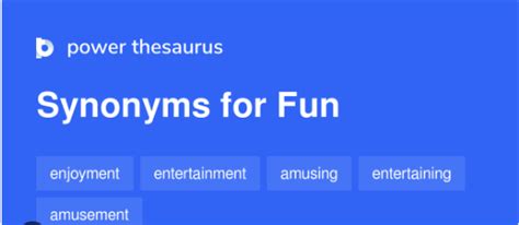 Fun Synonym: A List of Enjoyable Alternatives - Millkun