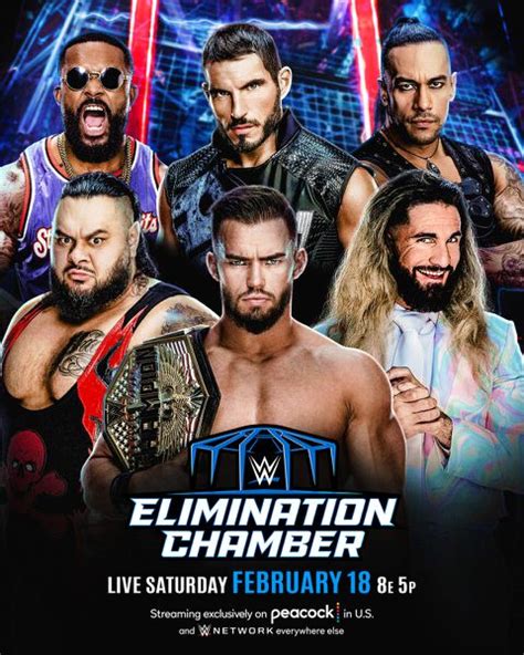 Wwe 2023 Elimination Chamber All You Need To Know Match Cards