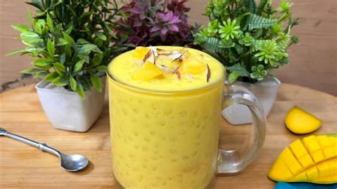 Summer Special Mango Sago Drink Recipe Mango Sago Dessert Mangosago