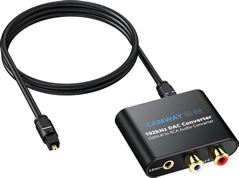 Camway Digital To Analog Converter Khz Dac Converter Spdif To Rca