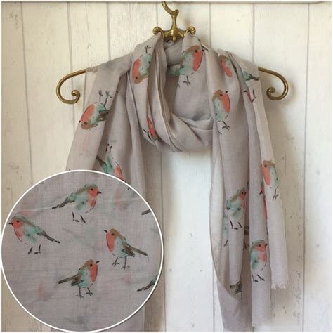 Bird Scarf Etsy