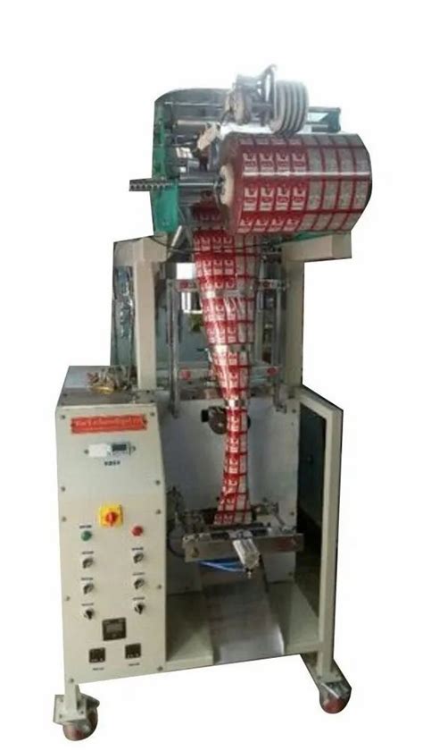 Stainless Steel 2 HP Automatic Pouch Packaging Machine 300 Pouch Min