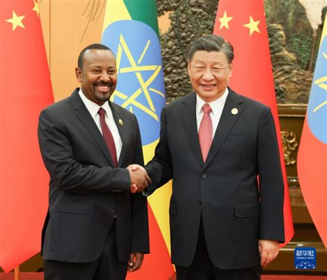 Xi Jinping Rencontre Le Premier Ministre Thiopien Abiy Ahmed