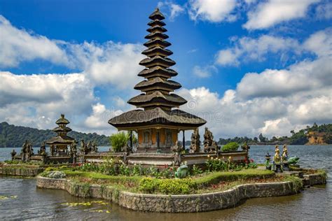 Beautiful Pura Ulun Danu Batur Is A Temple In Bali Stock Photo Image