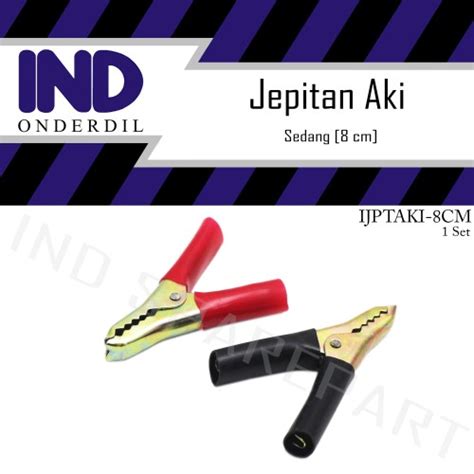 Jual Penjepit Jepitan Jepit Aki Accu Sedang Medium 8cm 8 CM 1 Set