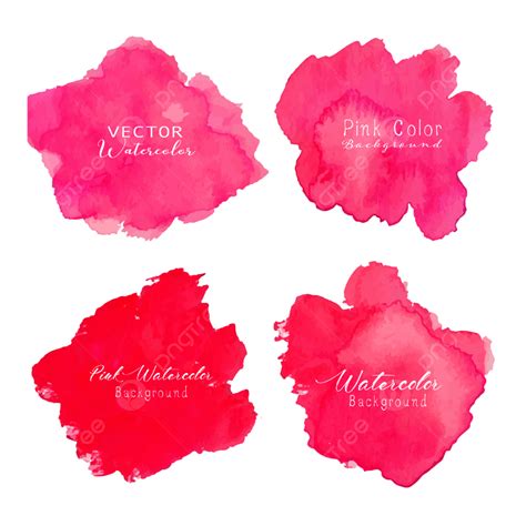 Abstract Pink Watercolor Vector Png Images Pink Abstract Watercolor