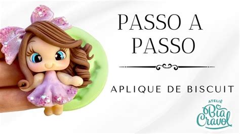 Aplique De Biscuit Passo A Passo DIY Bia Cravol Diy Air Dry