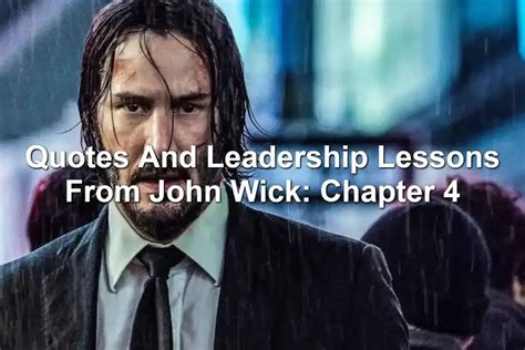 Best John Wick Movie Quotes