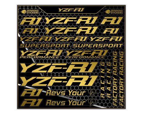 Yzf R Sticker Kit Spinningstickers