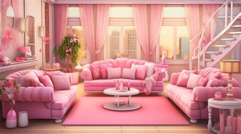 Premium Ai Image Modern Barbie House