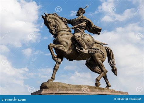 Statue Of Amir Temur (Timur) On Horse In Tashkent Editorial Image | CartoonDealer.com #64819544