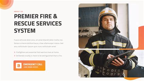 Firelo Fire Department Powerpoint Template Presentation Templates