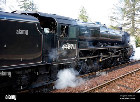 Jacobite Steam Train Glenfinnan Station Scotland UK Stock Photo - Alamy