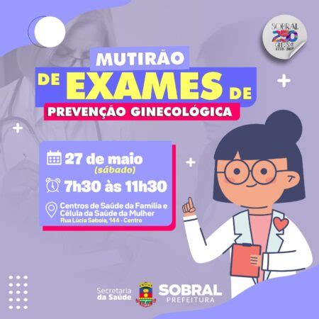 Célula da Saúde da Mulher realiza mutirão de exames de prevenção