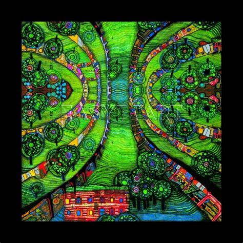 Green Town Hundertwasser Art Friedensreich Hundertwasser Hundertwasser