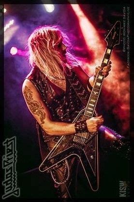 Richie Faulkner Of Judas Priest With His D Haitre Stealth V Judas