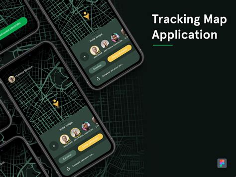 Tracking Map App Free Figma Resource Figma Elements