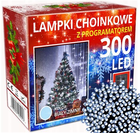 Led Lampki Choinkowe Sznur Na Choink Choinka Zew Wew Lampki