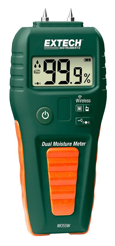 Extech Mo W Wireless Datalogging Pin Pinless Moisture Meter