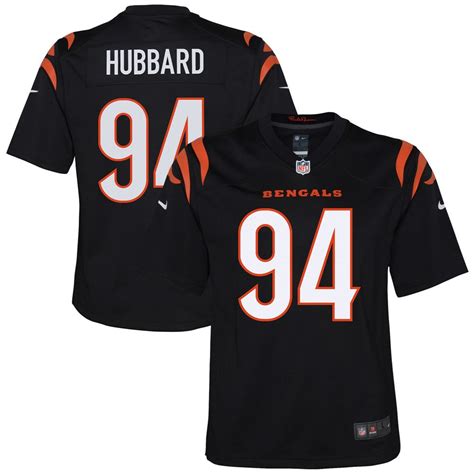 Men's Sam Hubbard Cincinnati Bengals Youth Game Jersey Black - Luxwoo.com