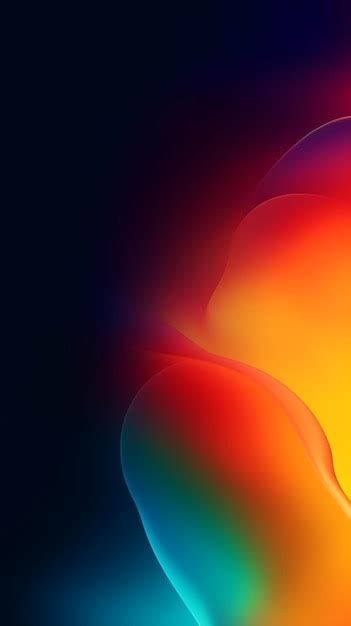 Premium Ai Image Iphone Wallpaper With A Colorful Background And A