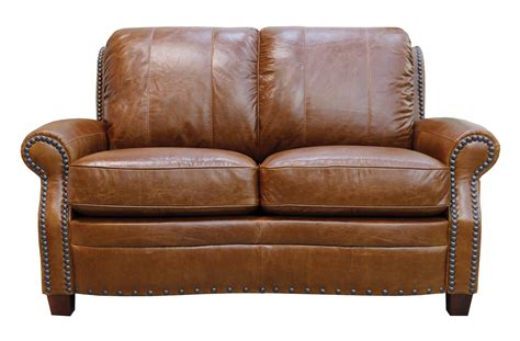 Ashton Italian Leather Loveseat from Luke Leather | Coleman Furniture