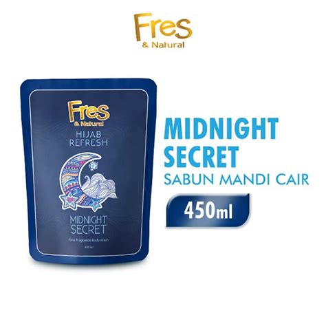 Jual Fres Natural Hijab Refresh Body Wash Midnight Secret 450 Ml