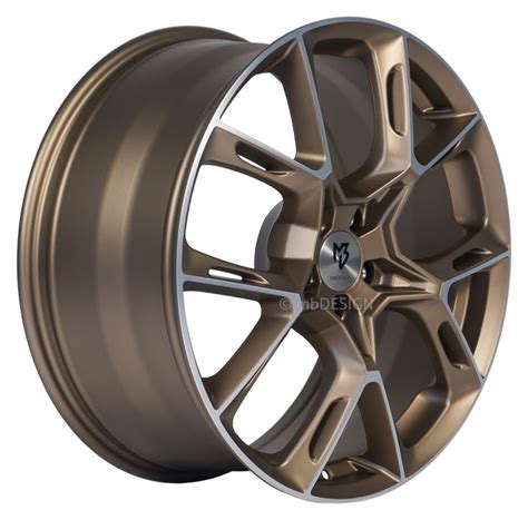 MbDESIGN KX1 Bronze Hell Matt Poliert 21x9 Felgenhelden De