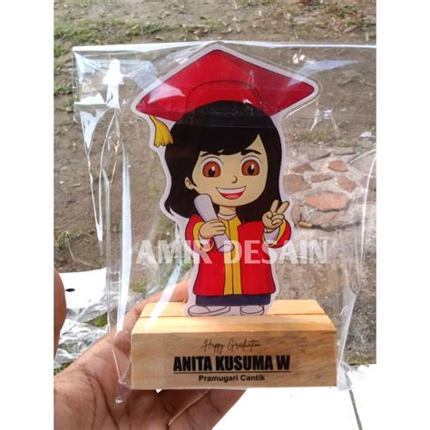 Jual Vandel Wisuda Vandel Akrilik Piala Wisuda Piala Akrilik