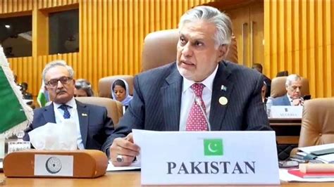 Deputy Prime Minister And Foreign Minister Senator Mohammad Ishaq Dar