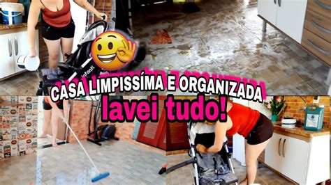 Faxina Completa Pesada Casa Limpiss Ma E Organizada Lavei Tudo