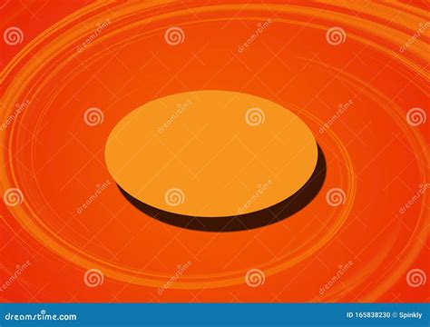 Orange Swirl Background Wallpaper for Design Layout Stock Illustration ...