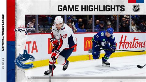 Capitals Canucks Nhl Highlights Youtube