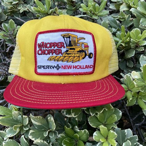 Vintage Whopper Chopper Farm Patch Trucker Hat Snapba Gem