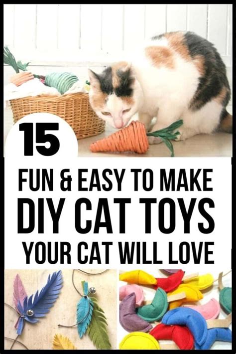 15 Easy Diy Cat Toys You Can Make For Your Kitty Today