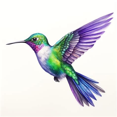 Cartoon Cute Hummingbird Pattern Decals