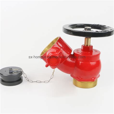 Hongye 2 5 Inch Thread Oblique Fire Hydrant Landing Valve John Morris