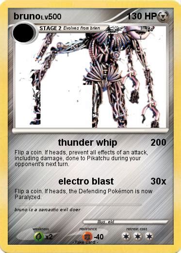 Pokémon bruno 320 320 - thunder whip - My Pokemon Card