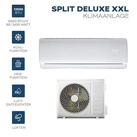 Home Deluxe Klimaanlage Set SPLIT 12 12000 BTU H Im Split Klimaanlage