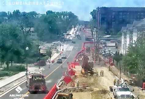 Traffic Alert Columbia Pike Blocked By Gas Leak Arlnow