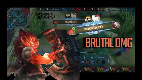 JOGANDO SOLOQ DE AULUS MANIAC MOBILE LEGENDS YouTube