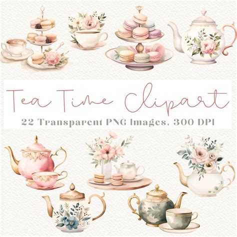 Tea Time Clipart Tea Clipart Tea Party Clipart High Tea Clipart