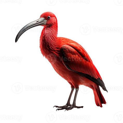 Scarlet ibis bird isolated on transparent background 53347273 PNG