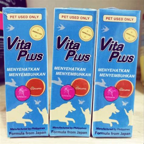 Jual Vita Plus Vitamin Anjing Kucing Kelinci Hamster Shopee Indonesia