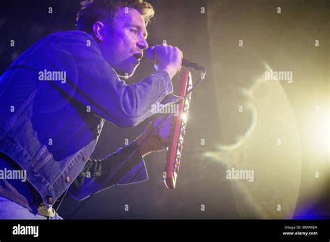 The English Musician Singer And Record Producer Damon Albarn Performs