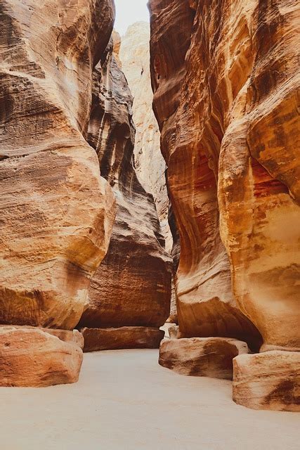 Jordan Petra Canyon Free Photo On Pixabay Pixabay