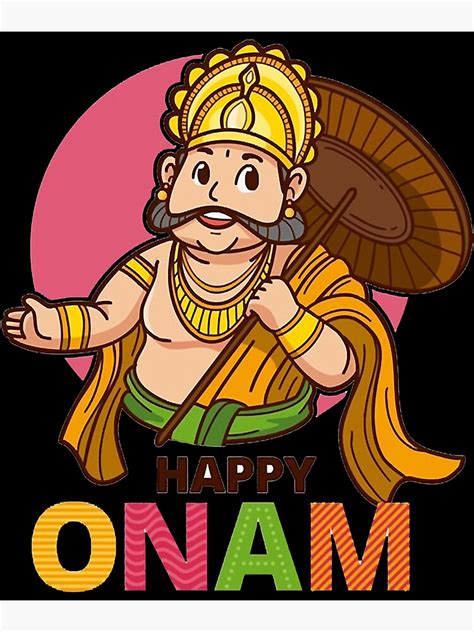 Happy Onam Poster For Sale By Thegumpshop Redbubble